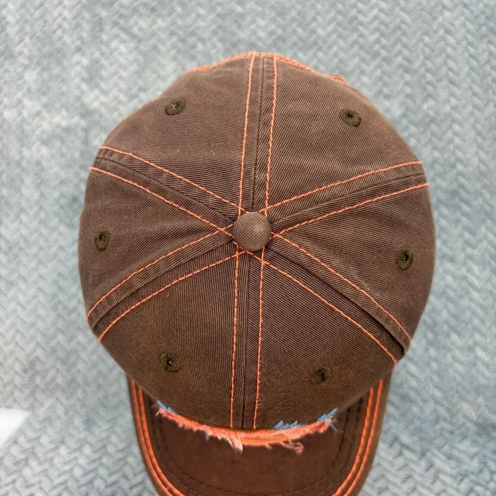 Team Realtree Ladies Fit Hat Brown Distressed Patch Baseball Cap Outdoor Cap